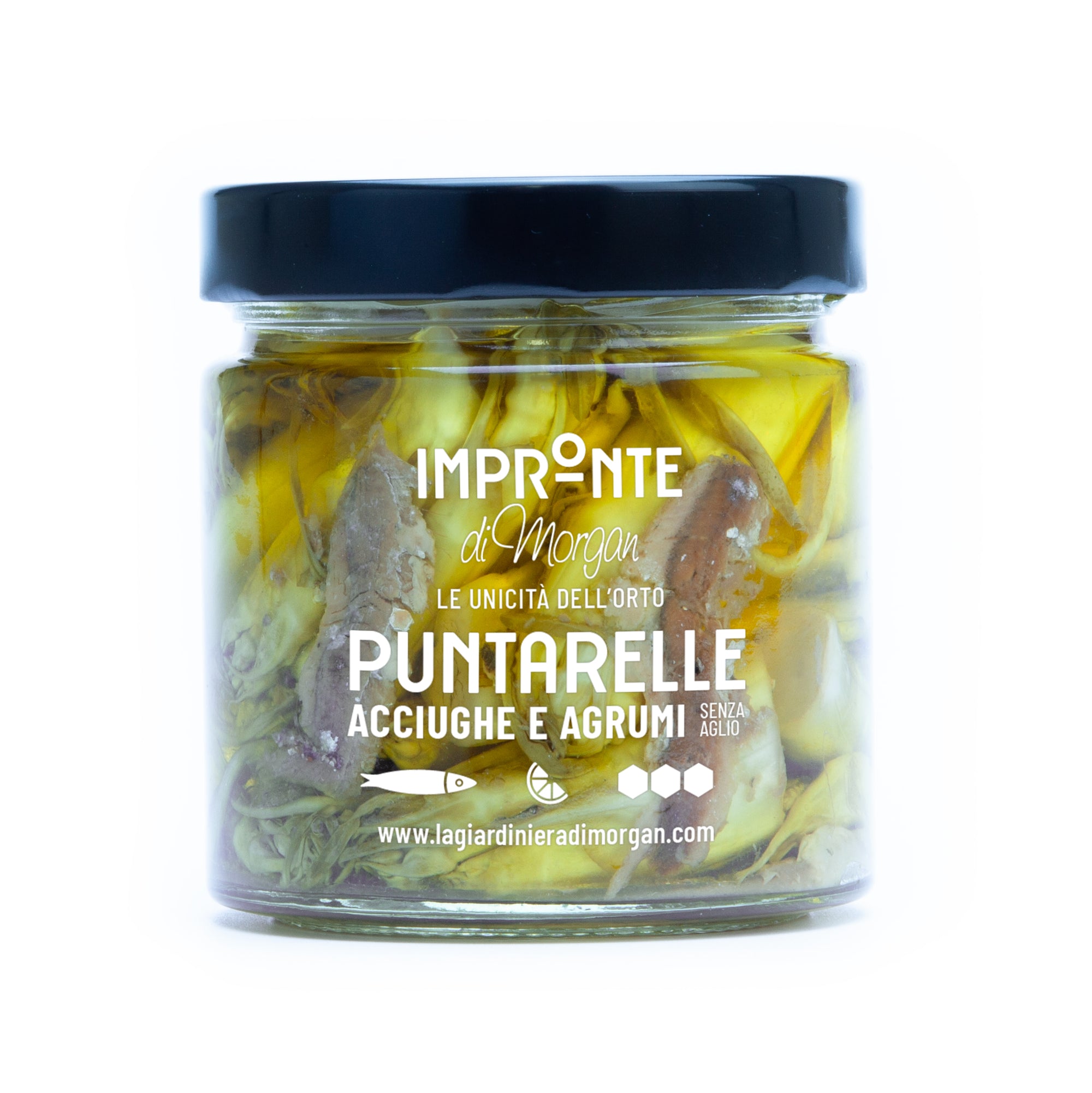 Puntarelle con anchoas y cítricos