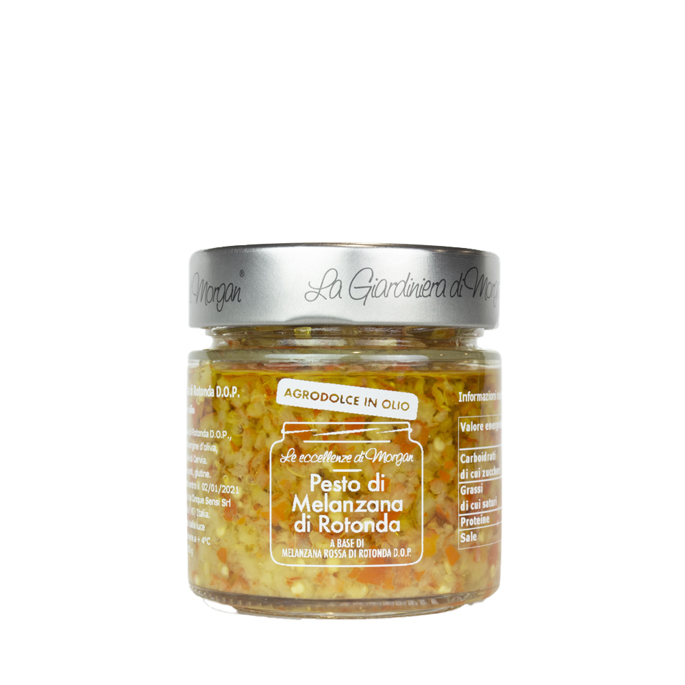 Pesto de berenjena roja de Rotonda